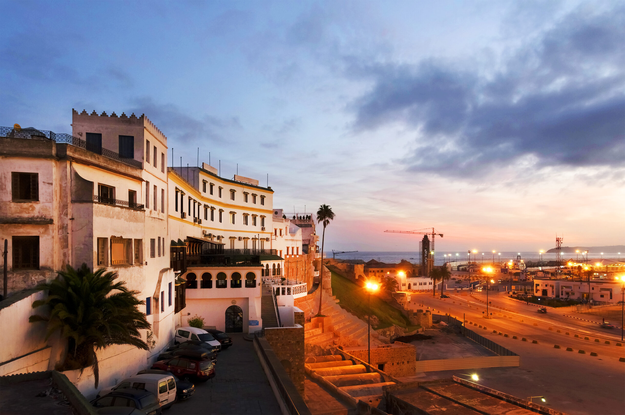 Tangier,City,And,Port,,Coastal,Landscape,,Morocco,,Africa